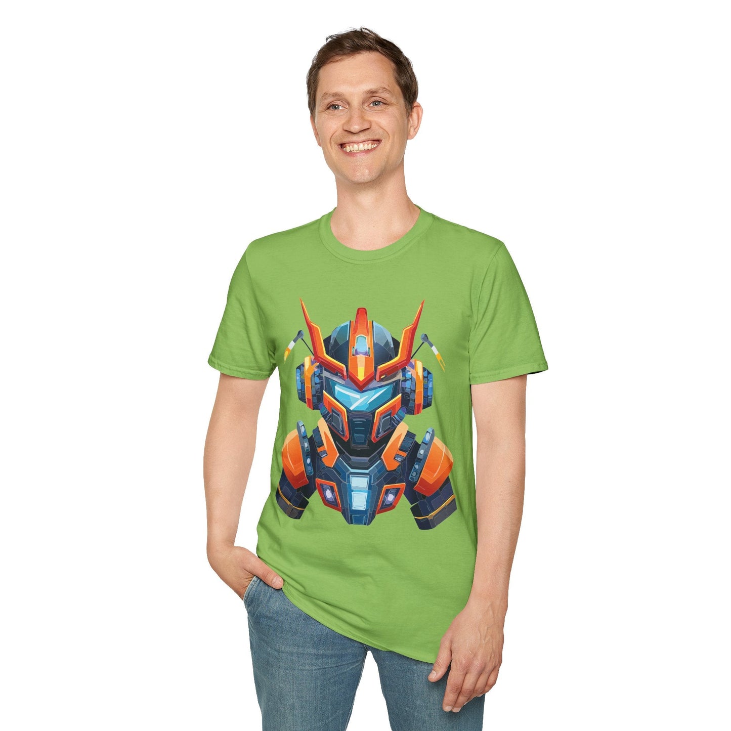 Cyborg Tee Unisex Robot Shirt Terminator Style 100 Percent Ring Spun Cotton Short Sleeve