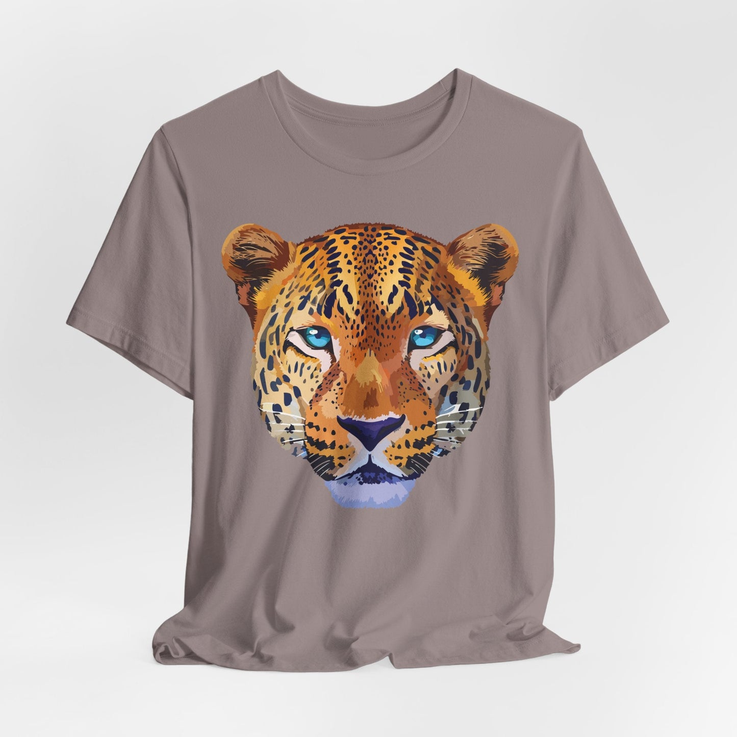 Unisex Animal Print Tee Shirt With Art Design Wild Animals Graphic Tee For Everyday Wear