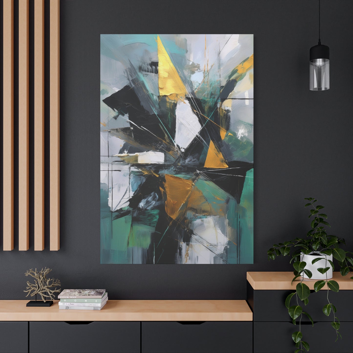 Abstract Oil Painting Print Canvas 20x24,20x30,24x30 24x32,24x36,30x40 32x48,36x48,40x60 Pine-Wood Inner Frame ABS-208