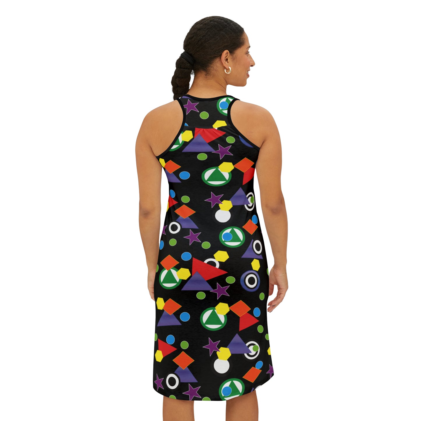 Summer Dress with abstract prints