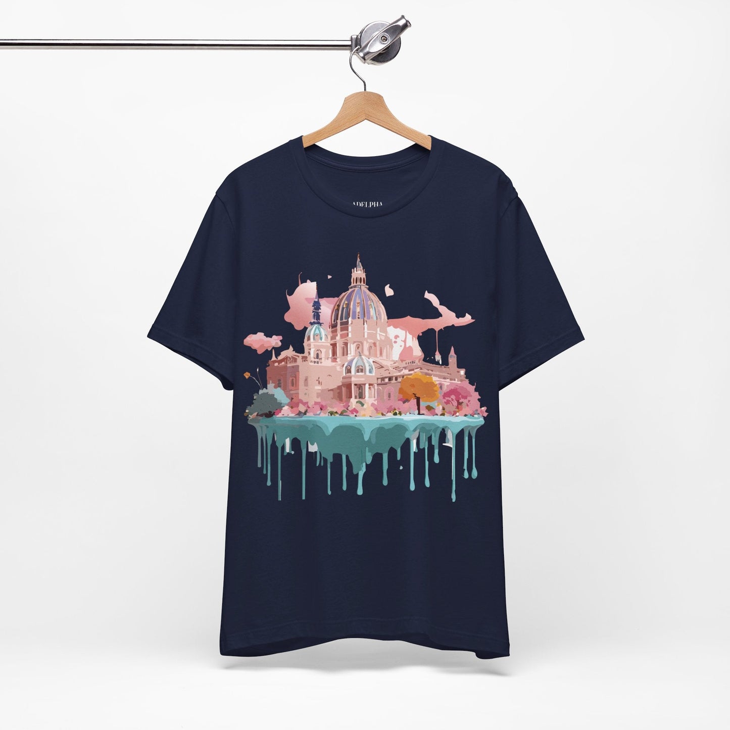 Vienna Tourist Graphic Tee Unisex Jersey Short Sleeve Vintage Inspired Artwork by Adelpha