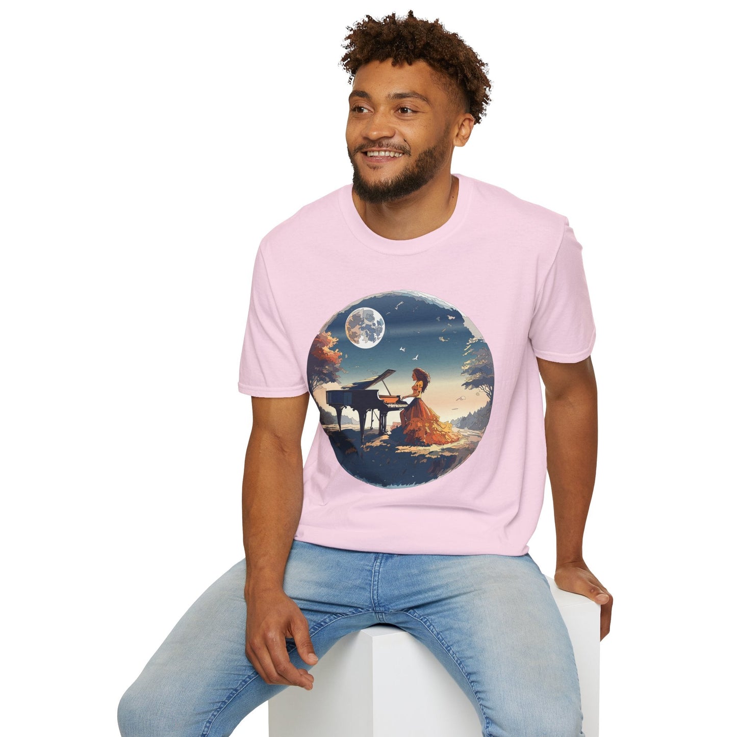 Womens Graphic T Shirt Art Design Gildan Softstyle Tee 100 Percent Ring Spun Cotton Unisex