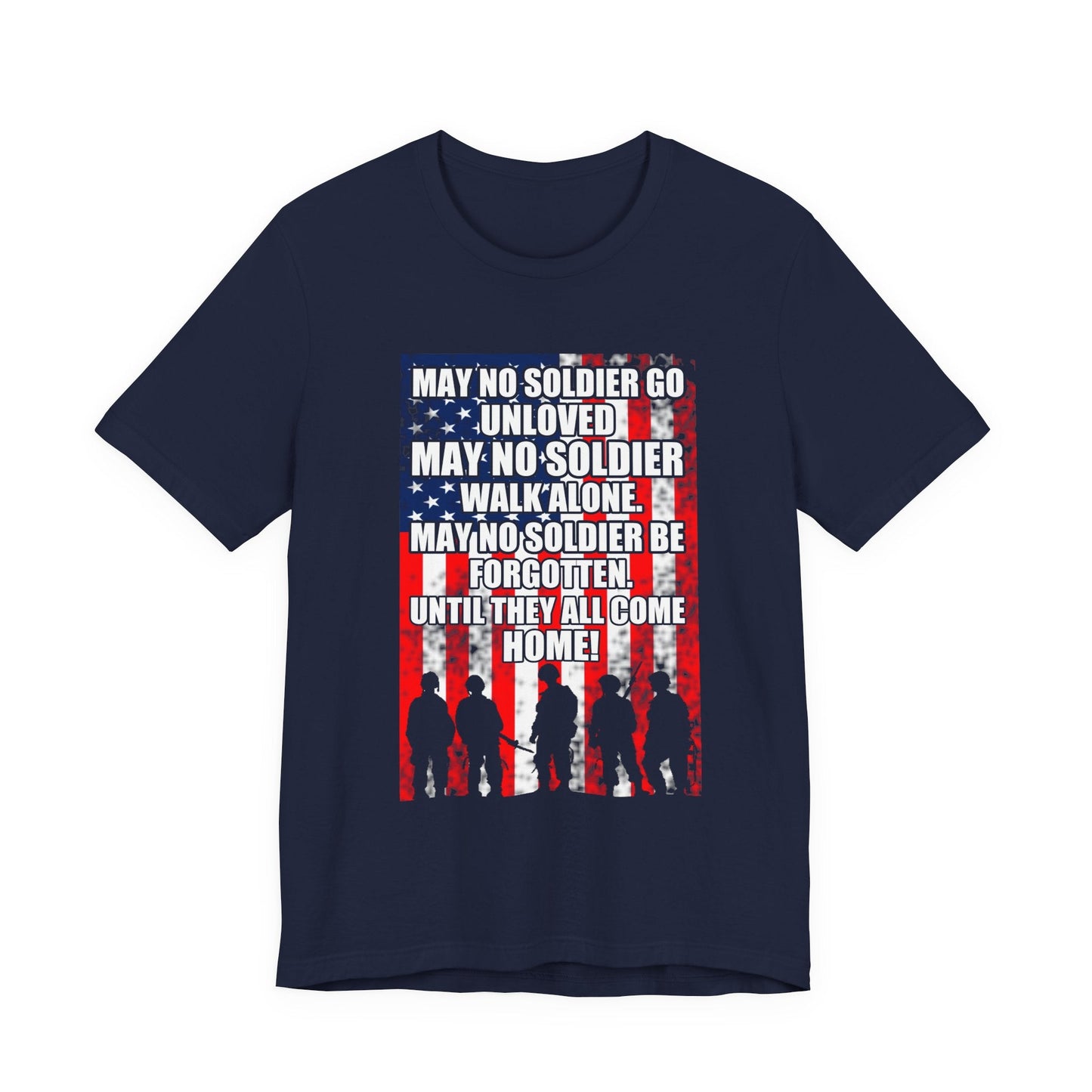 Army Veteran Patriotic Graphic Design Unisex Cotton T-Shirt v49