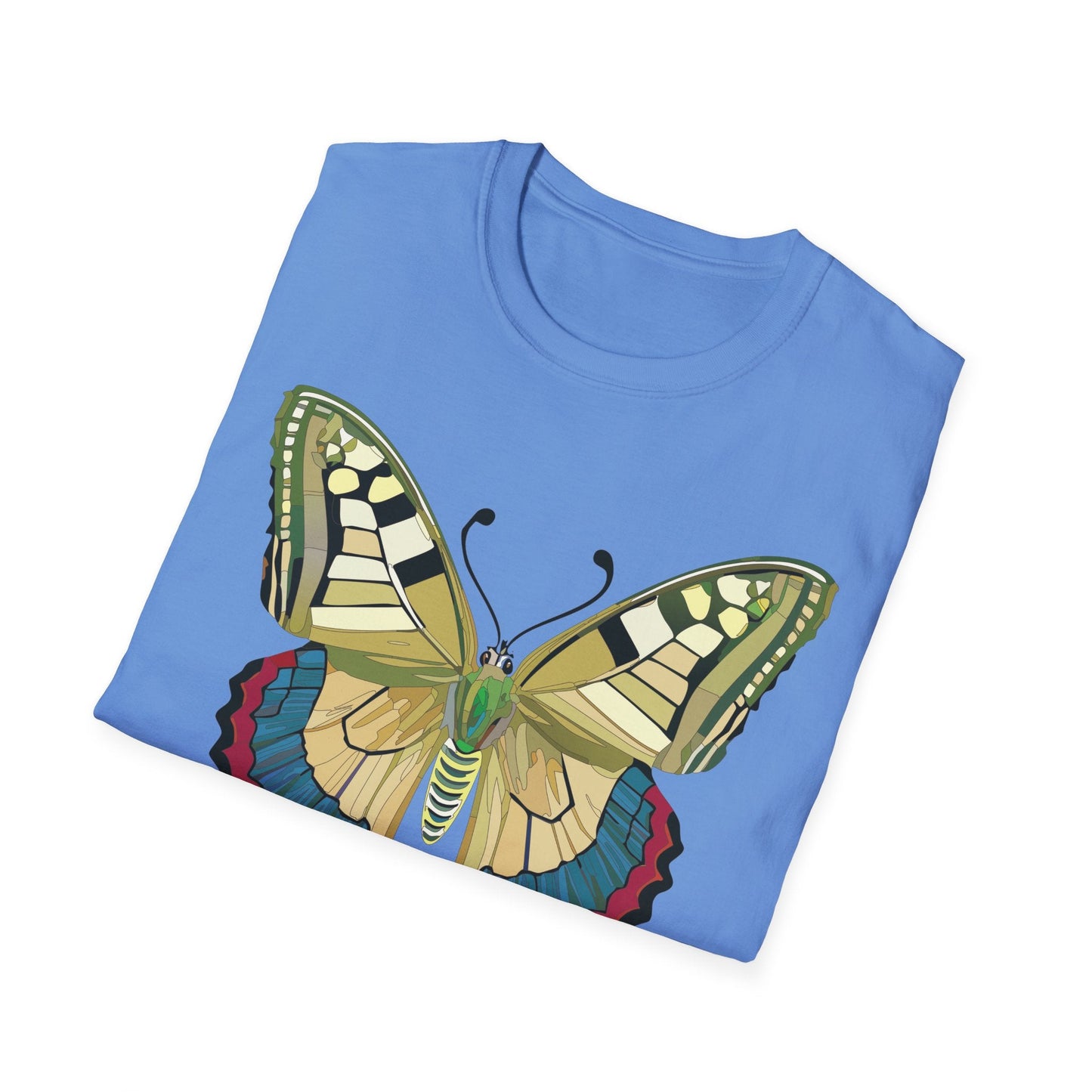 Butterfly T Shirt Unisex Monarch Design Soft Cotton Gildan 64000 Short Sleeve Tee