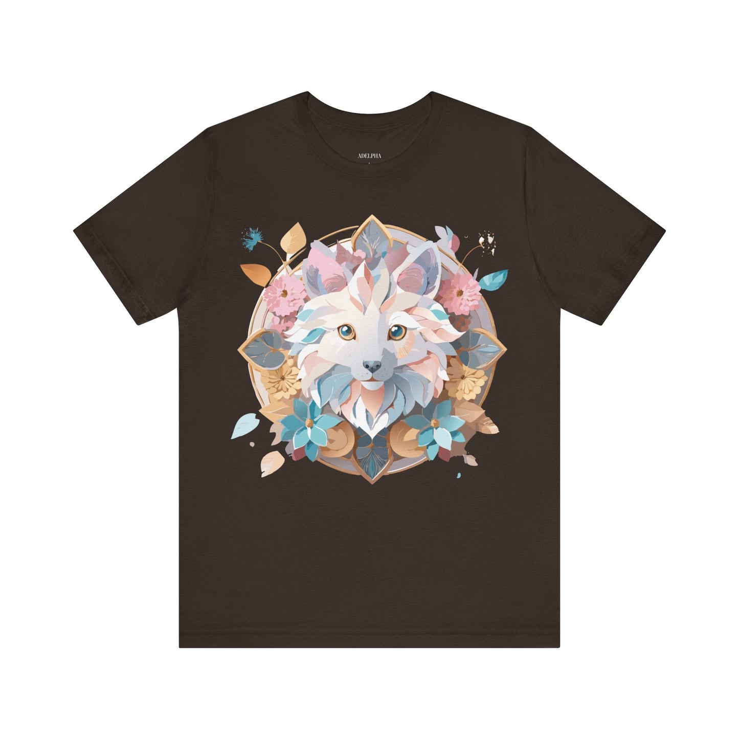 Medallion Graphic Unisex 100 Cotton Vintage Animal Medal Artwork Tee 89