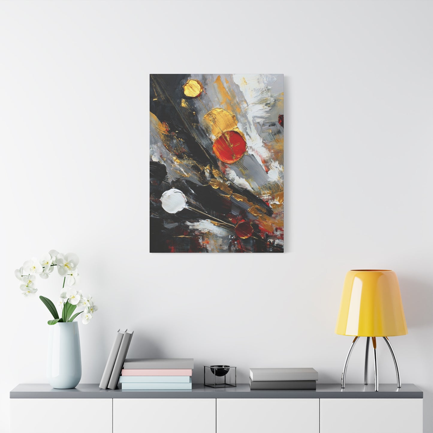 Abstract Oil Painting Print Canvas 20x24,20x30,24x30 24x32,24x36,30x40 32x48,36x48,40x60 Pine-Wood Inner Frame ABS-67