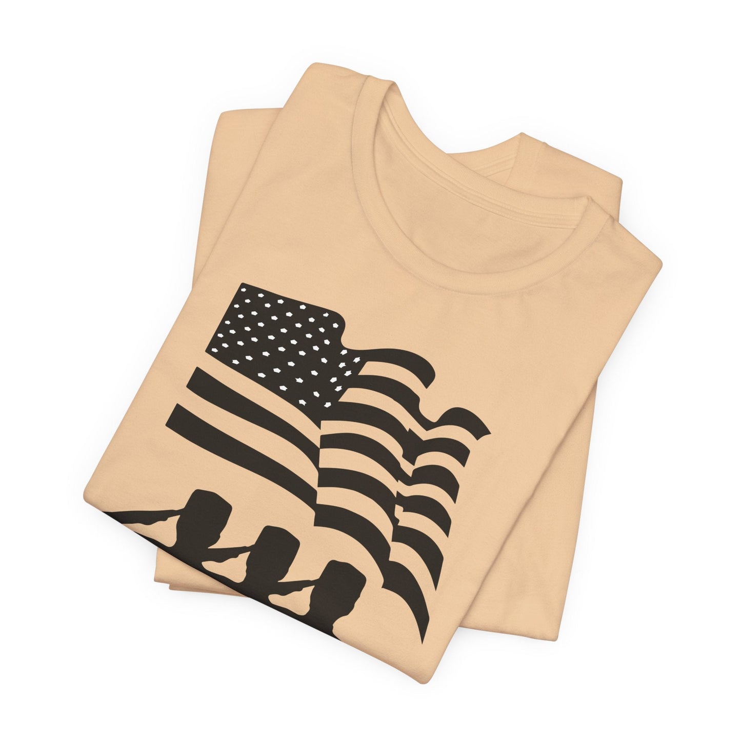 Army Veteran Patriotic Graphic Design Unisex Cotton T-Shirt v51