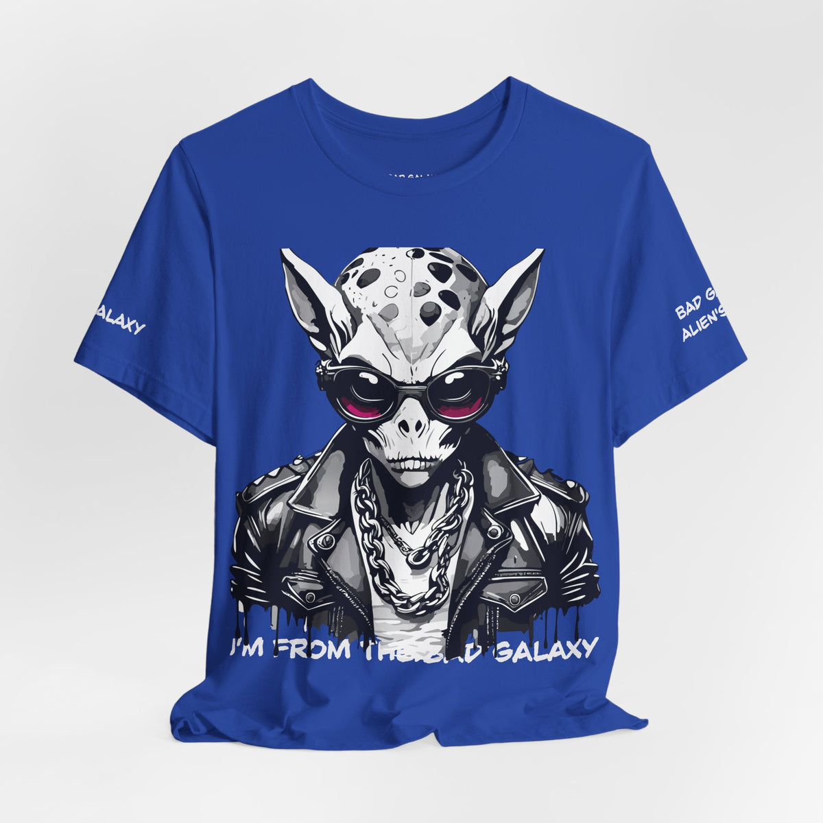 Alien Graphic Unisex Cotton Bella+Canvas Tee with Art Design b49