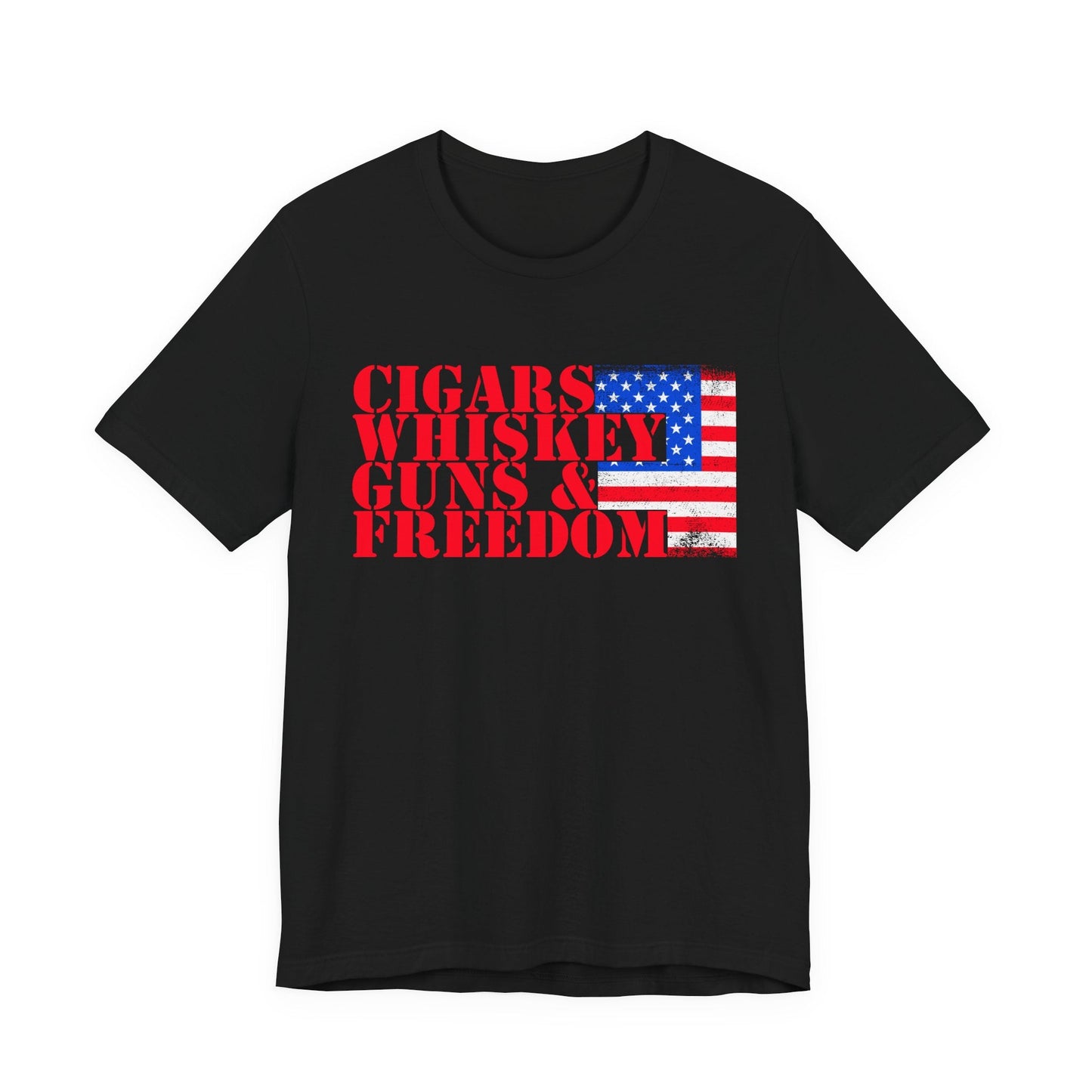 American Flag Graphic Unisex Cotton T-Shirt a2