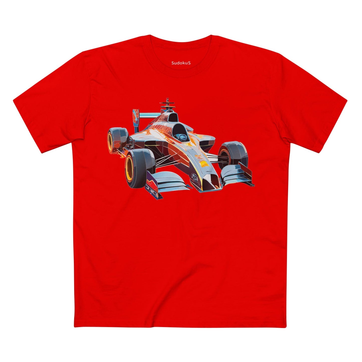 Car Graphic Unisex 100 Cotton Staple Tee 9