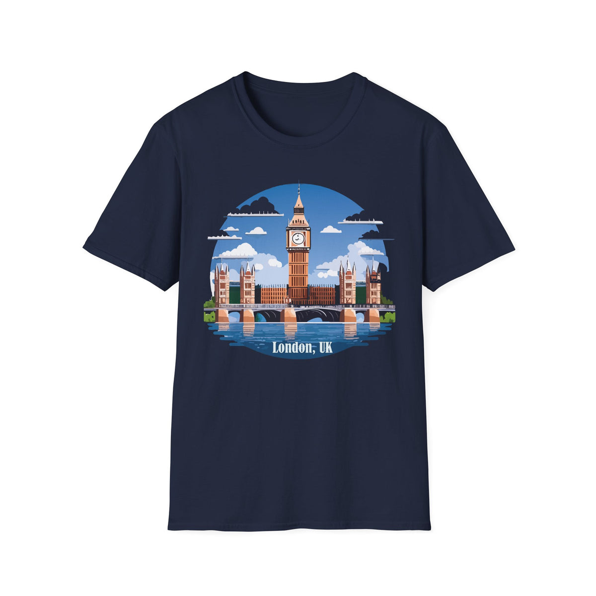 Big Ben London Skyline T-Shirt | London UK Landmark Tee