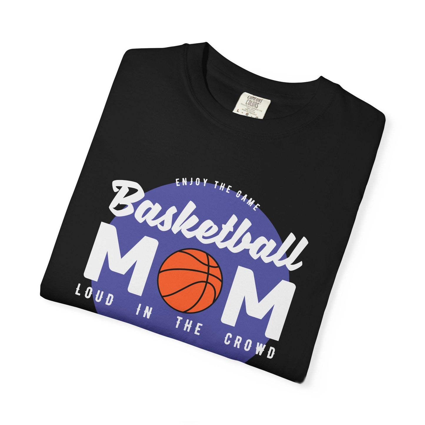 Basketball Mom T-shirt Mother's Day Mama Tee Unisex Comfort Colors Garment-Dyed Cotton h31