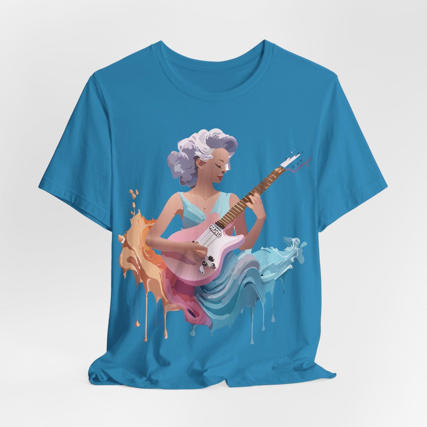 Music Graphic Tee Unisex Jersey Short Sleeve Adelpha Art Design Vintage Inspired Artwork