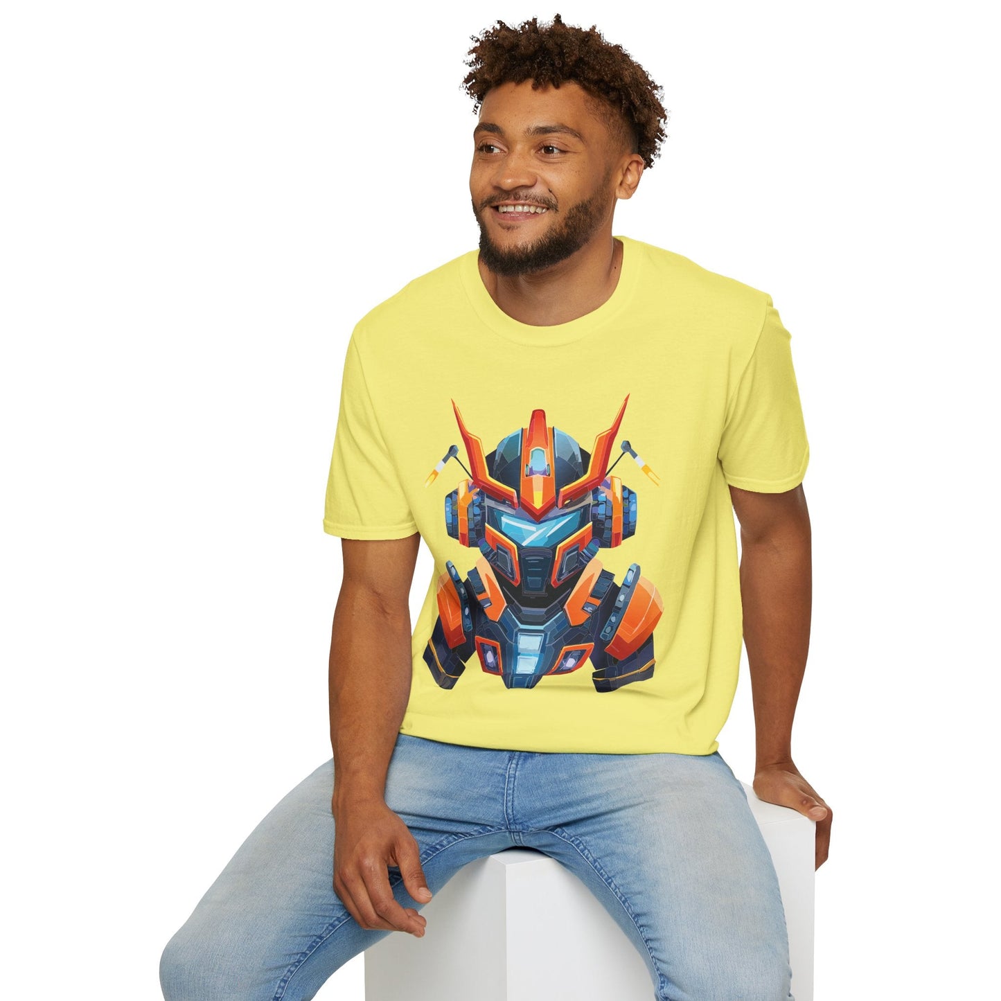 Cyborg Tee Unisex Robot Shirt Terminator Style 100 Percent Ring Spun Cotton Short Sleeve