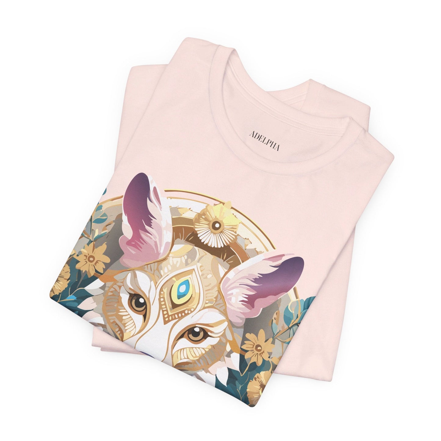 Medallion Graphic Unisex 100 Cotton Vintage Animal Medal Artwork Tee 84