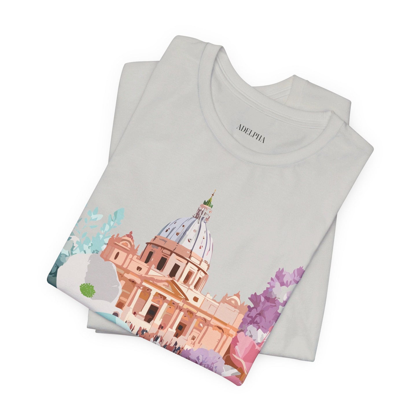 Adelpha Vintage Rome Tourist Shirt Graphic Tee Unisex Short Sleeve Art Design Artwork