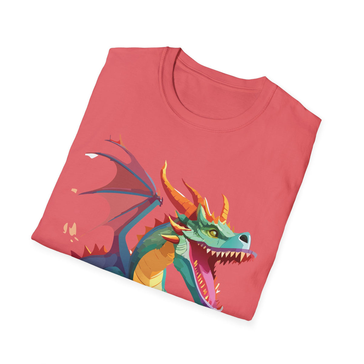 Dragon Graphic Tee Gildan Unisex 100 Cotton Tee Shirt with Animals m12