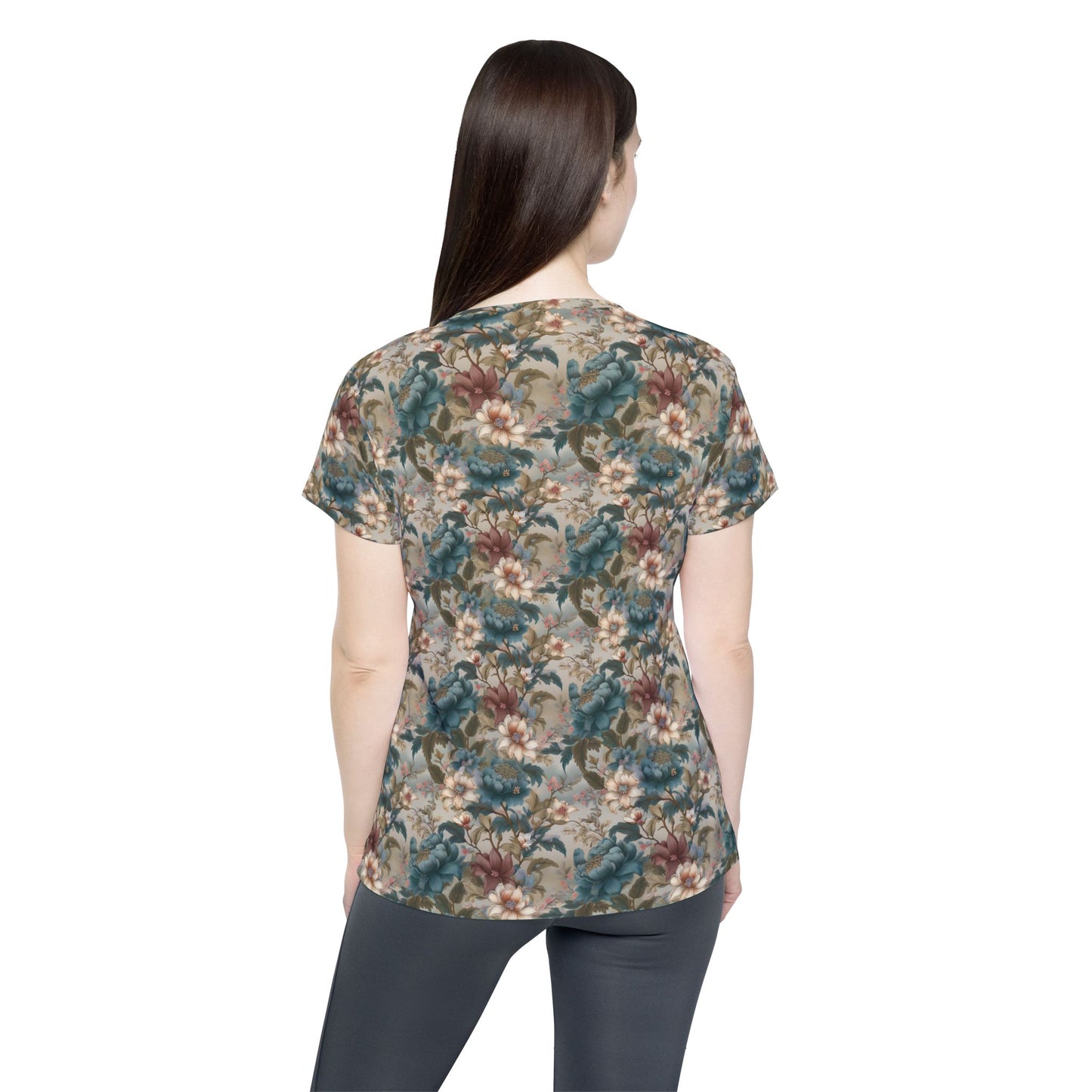 Women Poly Shirt with Floral Print F311