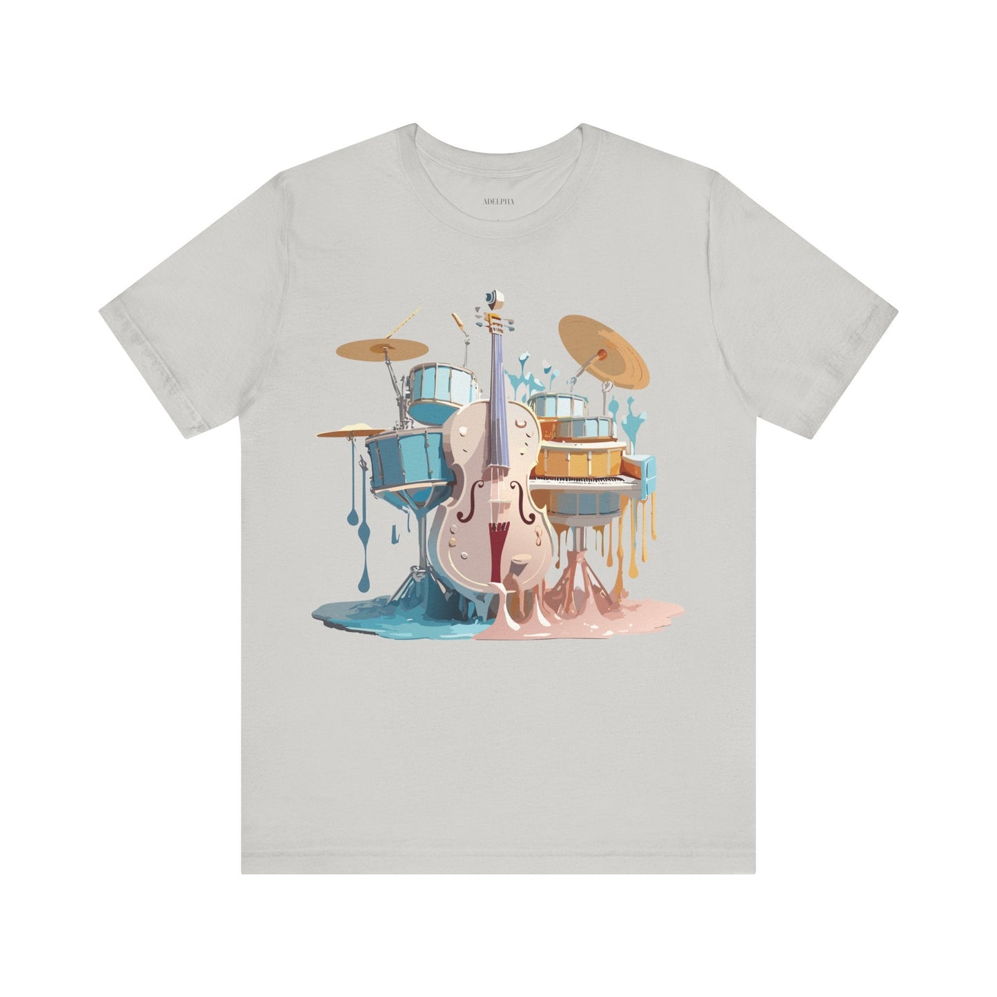 Adelpha Music Graphic T Shirt Unisex Jersey Short Sleeve Vintage Inspired Artwork Tee