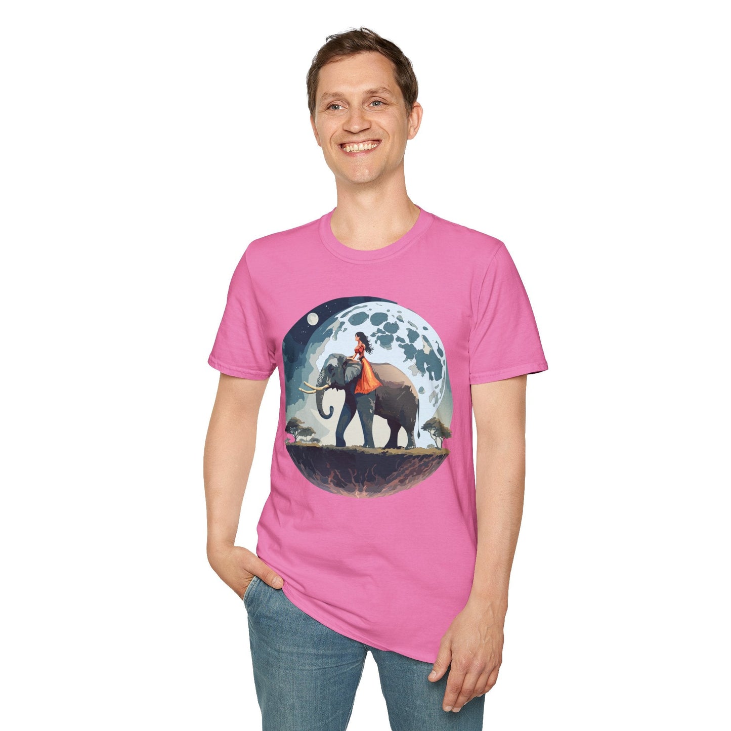 Womens Graphic T Shirt Art Design Tee SoftStyle Gildan 64000 100 Percent Ring Spun Cotton Comfort