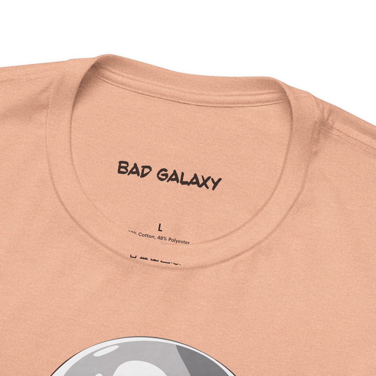 Bad Galaxy Alien Tee Shirt Made To Order 100 Percent Cotton Lightweight Eco Friendly Inks