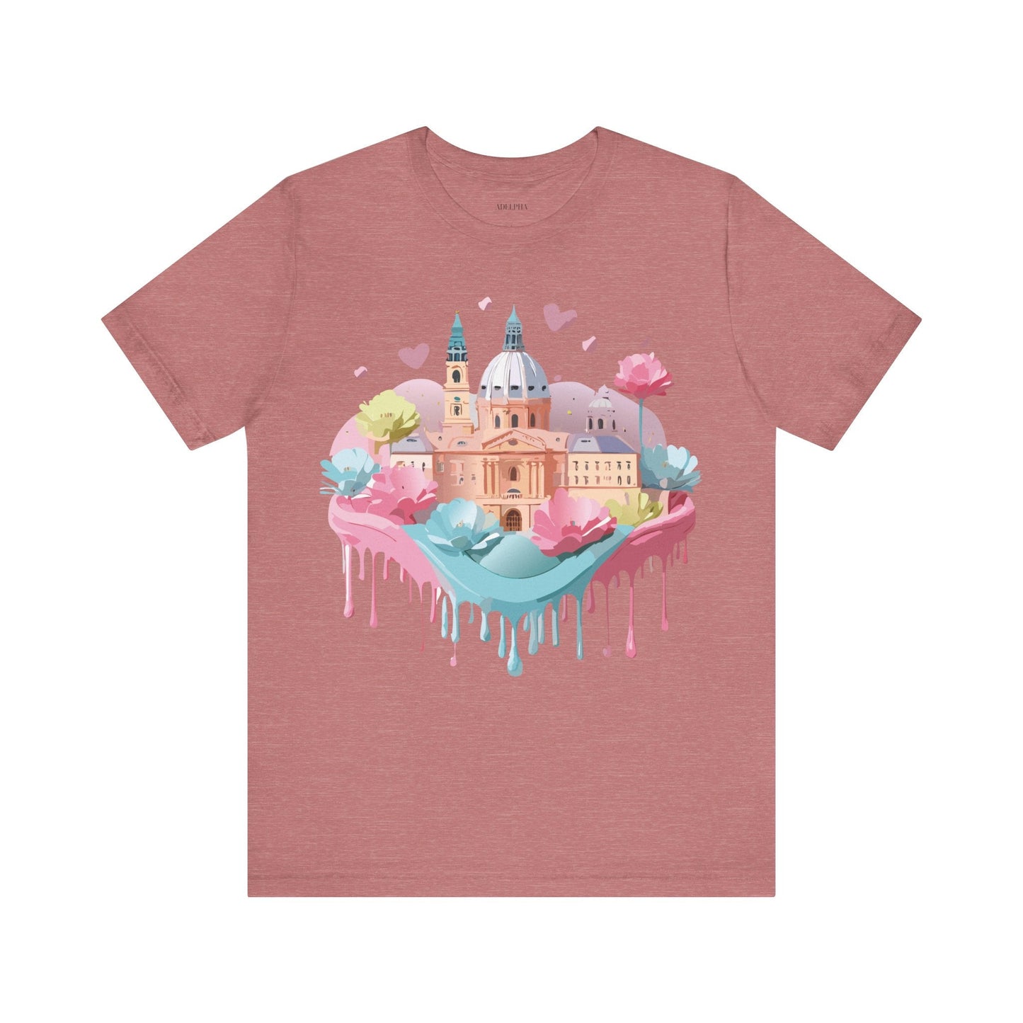 Prague Tourist Shirt Unisex Graphic Tee With Vintage Inspired Artwork By Adelpha