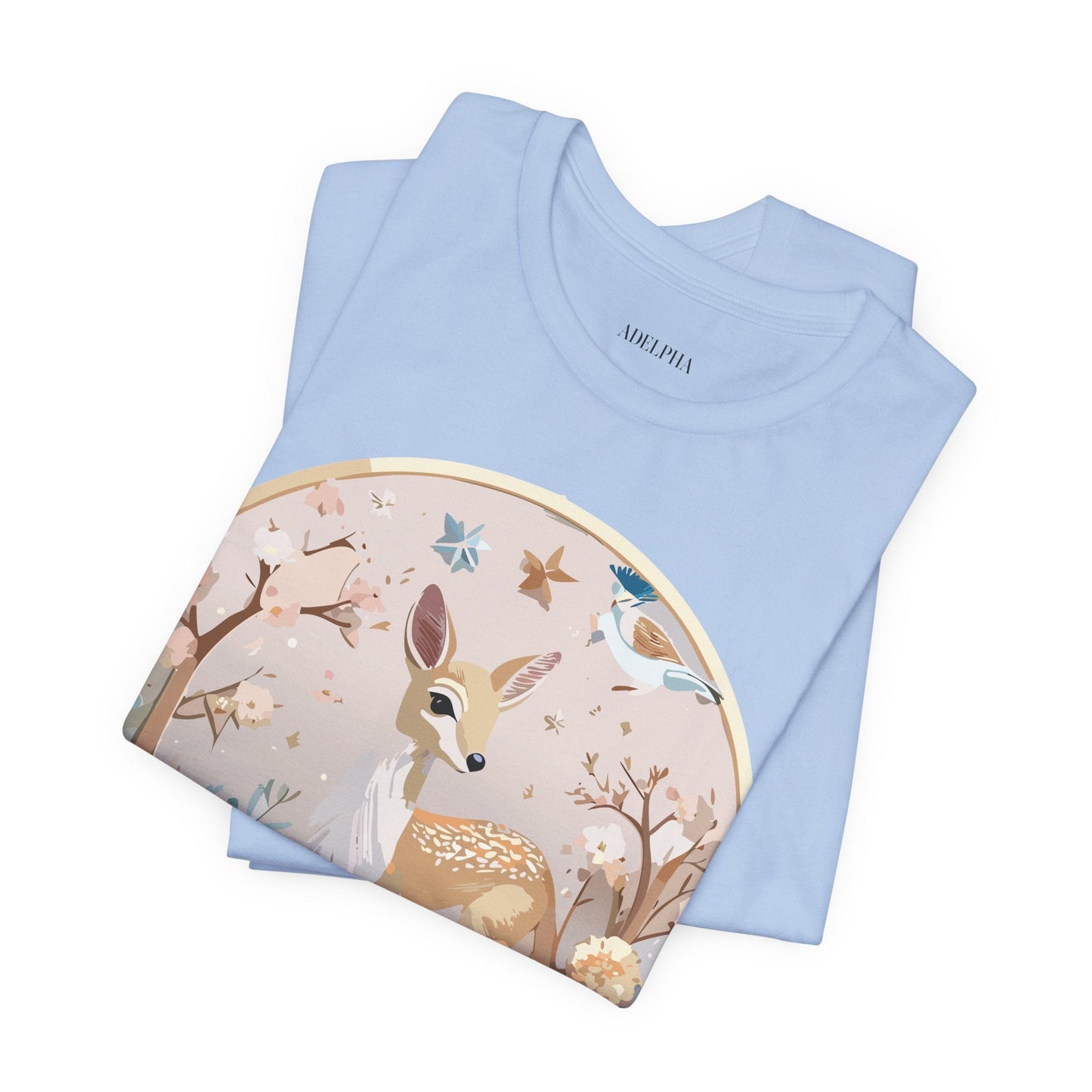 Medallion Graphic Unisex 100 Cotton Vintage Animal Medal Artwork Tee 9