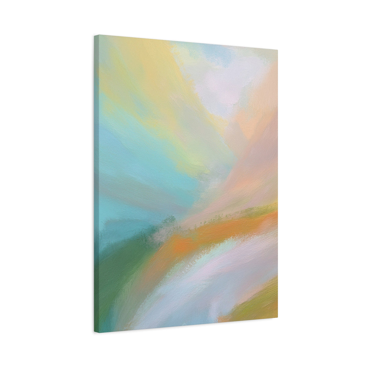 Abstract Pastel Painting Print Canvas 20x24,20x30,24x30 24x32,24x36,30x40 32x48,36x48,40x60 Pine-Wood Inner Frame ABS-94