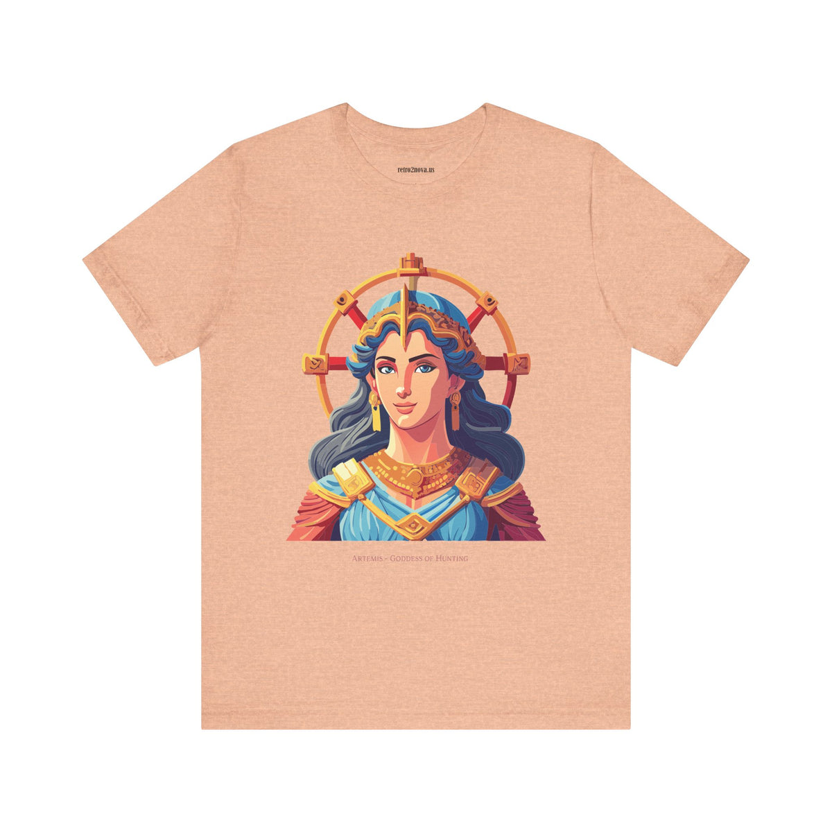 Goddess Graphic Unisex Cotton Bella+Canvas Tee with Artemis