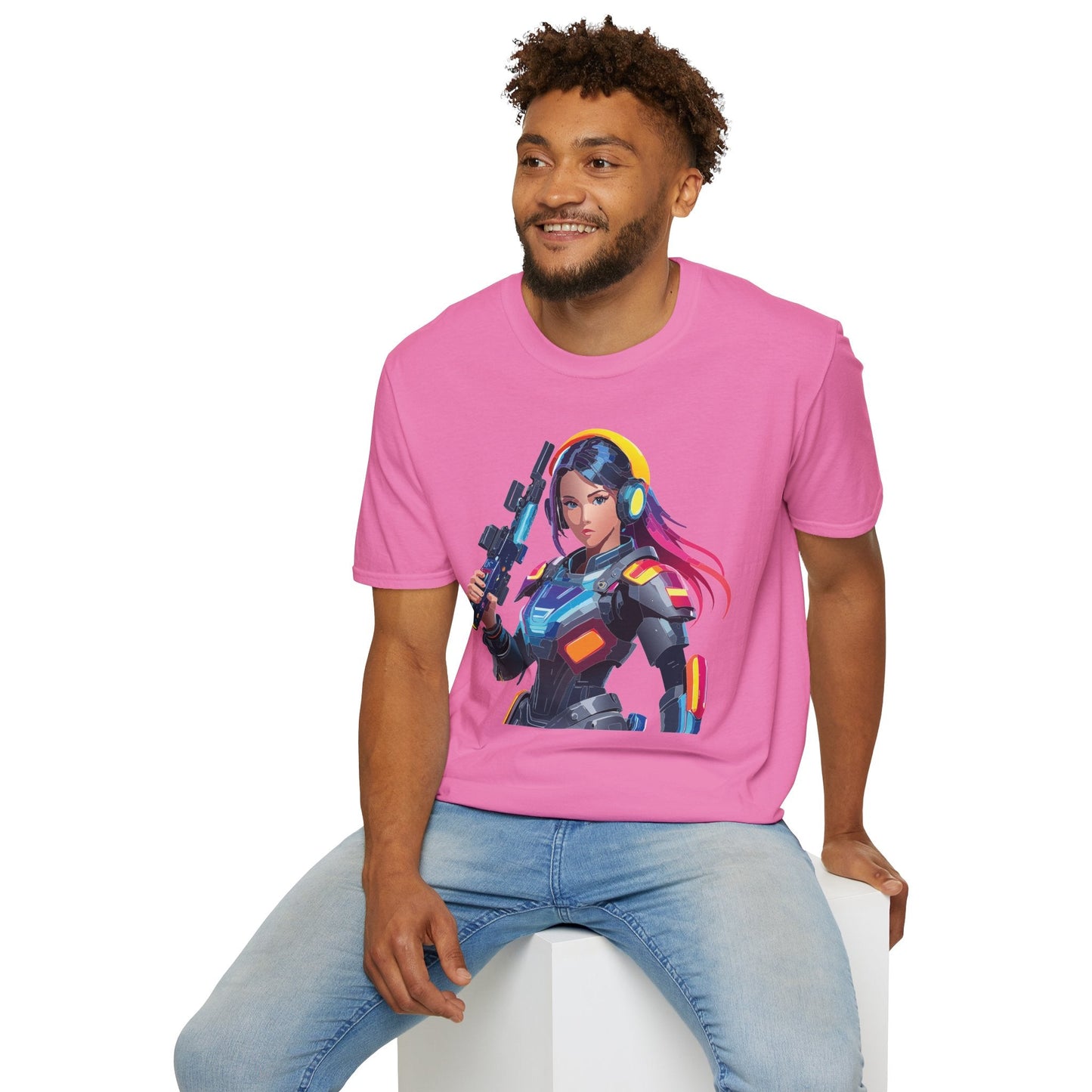 Robocop T Shirt Unisex Softstyle 64000 Graphic Tee With Robocop Art Design Premium