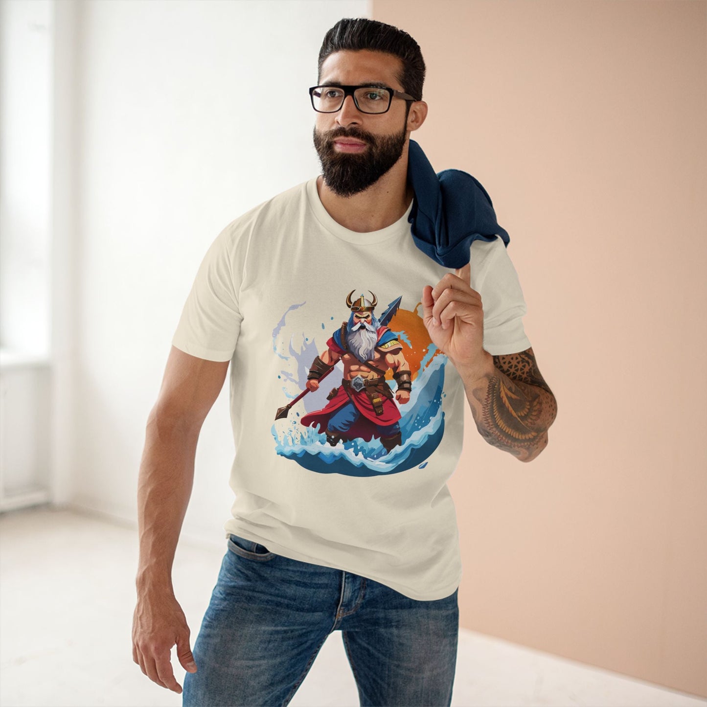 Viking Graphic Unisex 100 Cotton Staple Tee 16