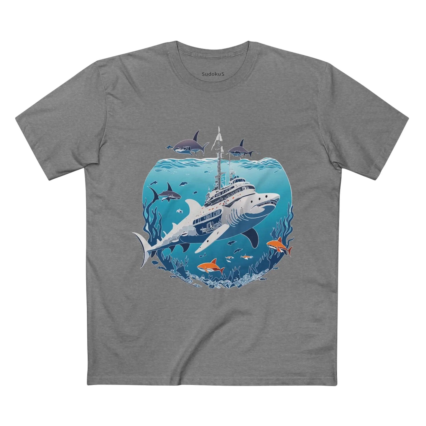 Ocean Coast Graphic Unisex 100 Cotton Staple Tee 8