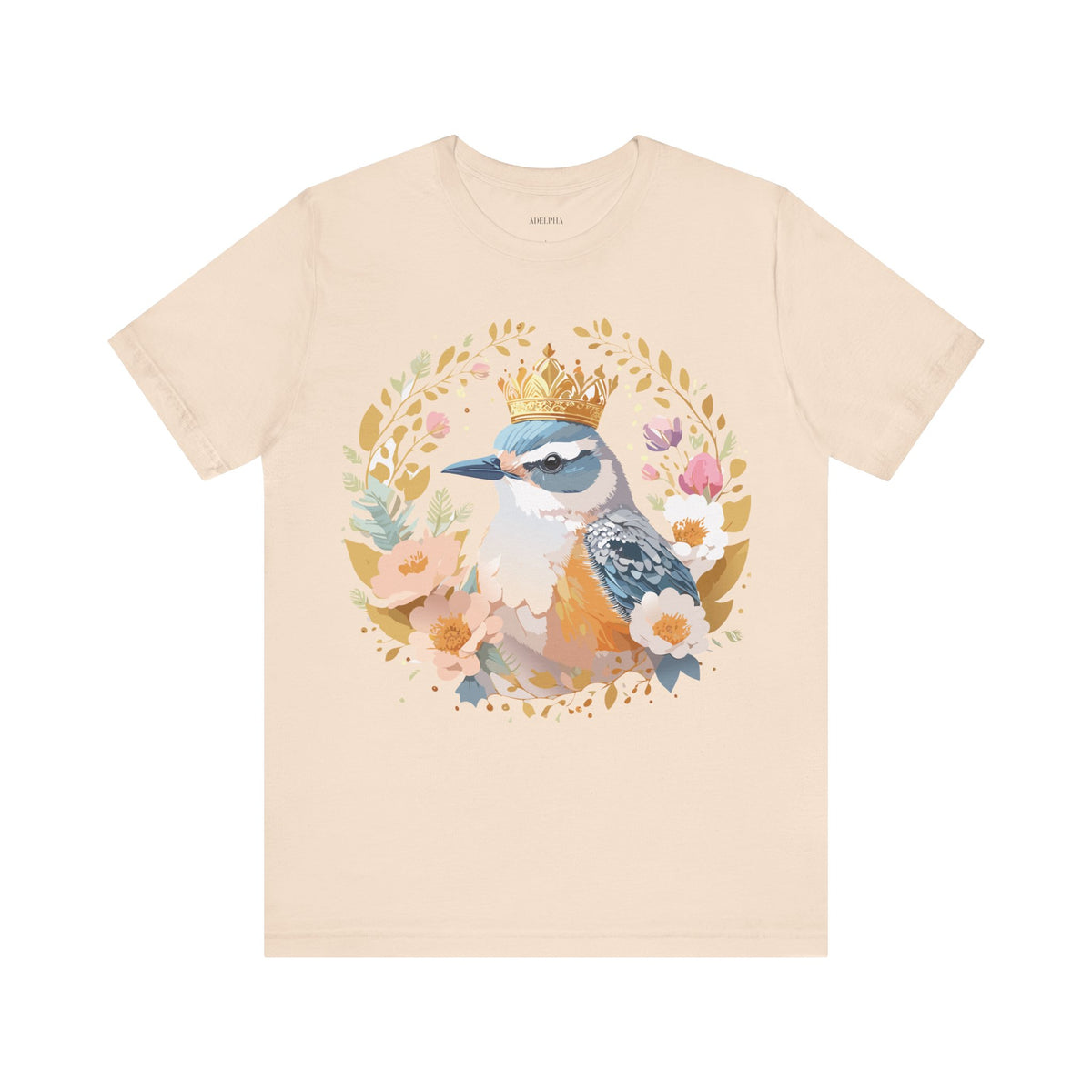 Medallion Graphic Unisex Cotton Bella+Canvas Tee with Art Design d54