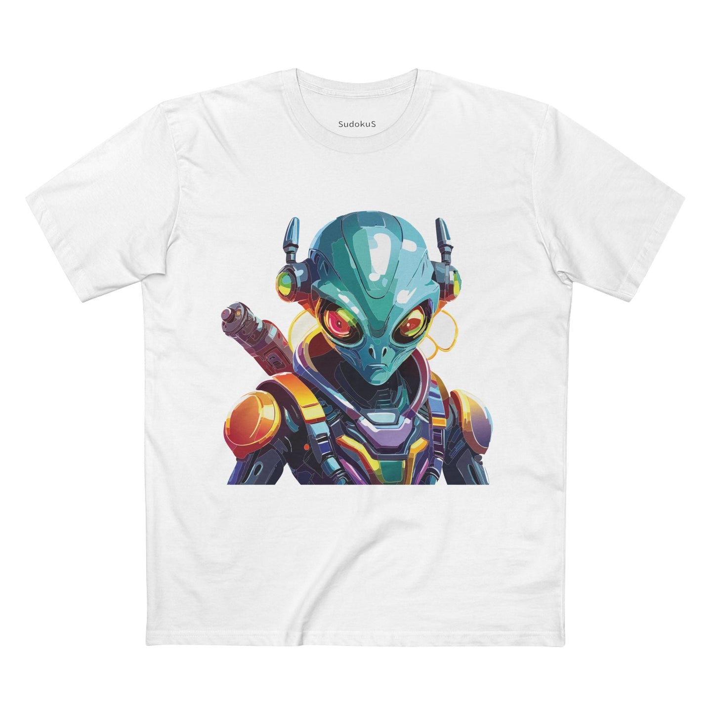 Aliens Graphic Unisex 100 Cotton Staple Tee 4