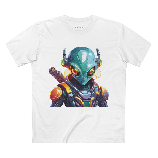 Aliens Graphic Unisex 100 Cotton Staple Tee 4
