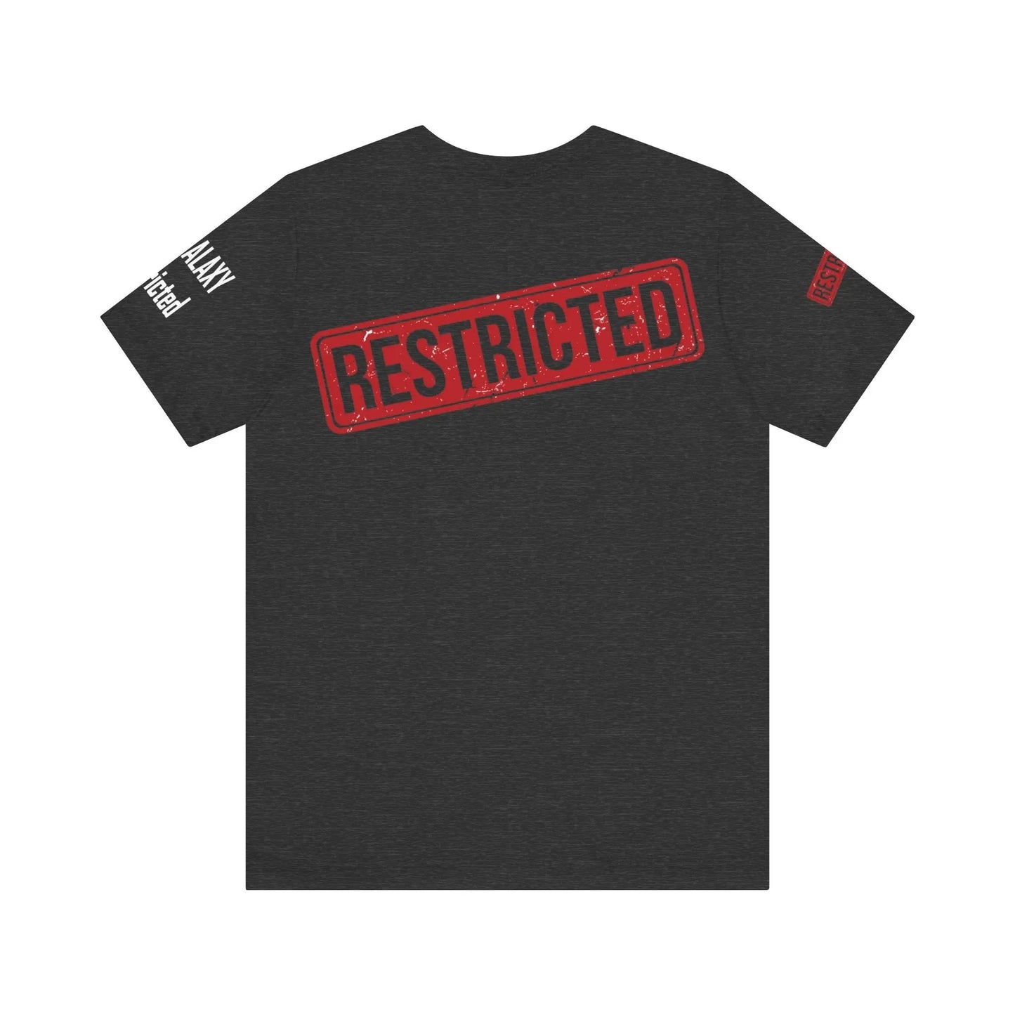 Bad Galaxy Tee Shirt With Red Stamp Made To Order Lightweight 100 Percent Cotton Free Shipping
