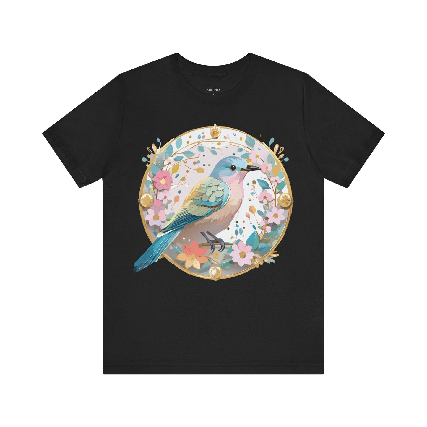 Medallion Graphic Unisex 100 Cotton Vintage Animal Medal Artwork Tee 77