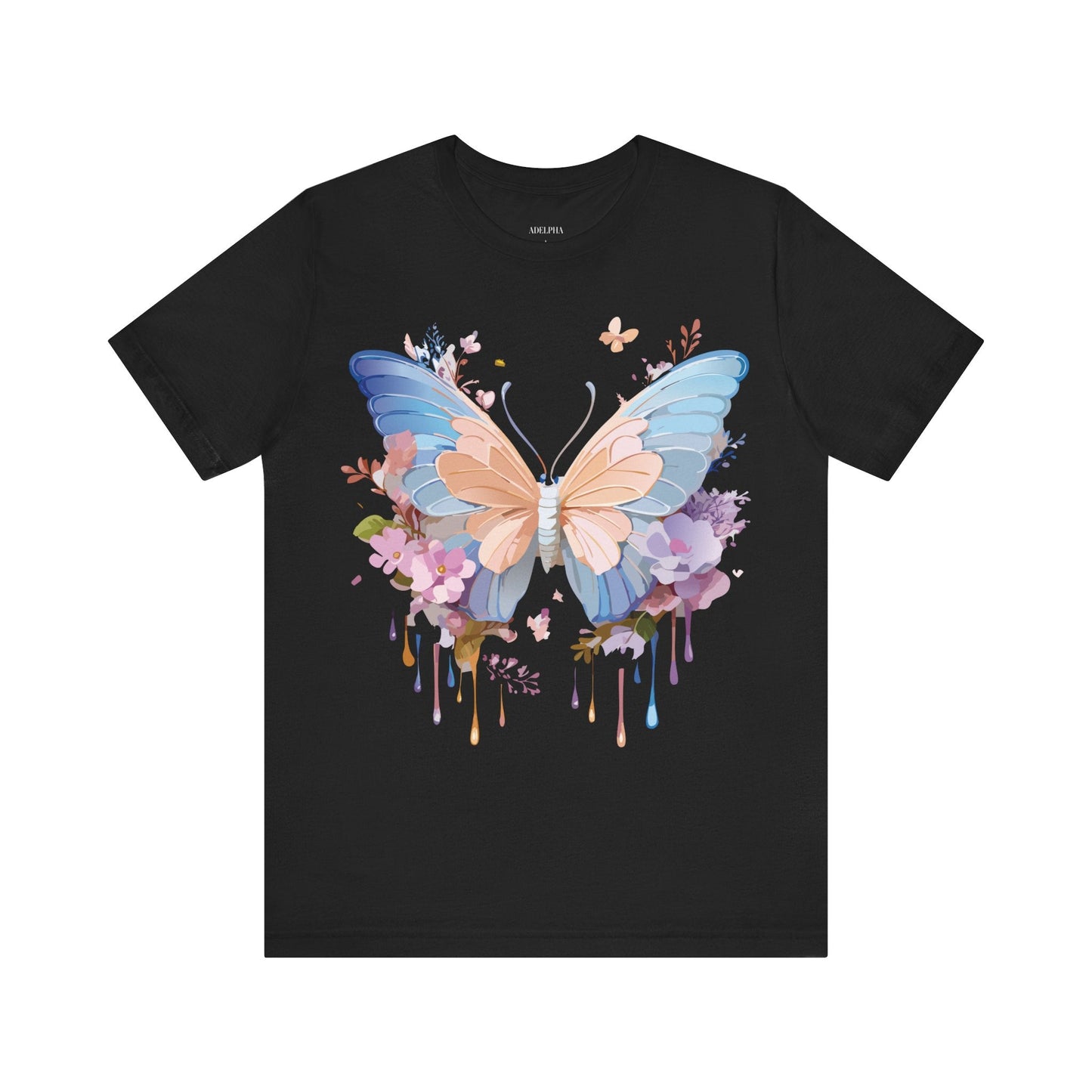 Butterfly Graphic Tee By Adelpha Unisex Short Sleeve Shirt Art Design