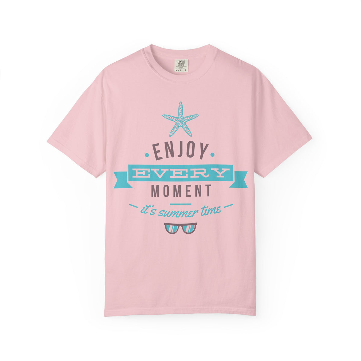 Unisex Garment Dyed T Shirt Relaxed Fit Comfort Colors 1717 100 Percent Ring Spun US Cotton