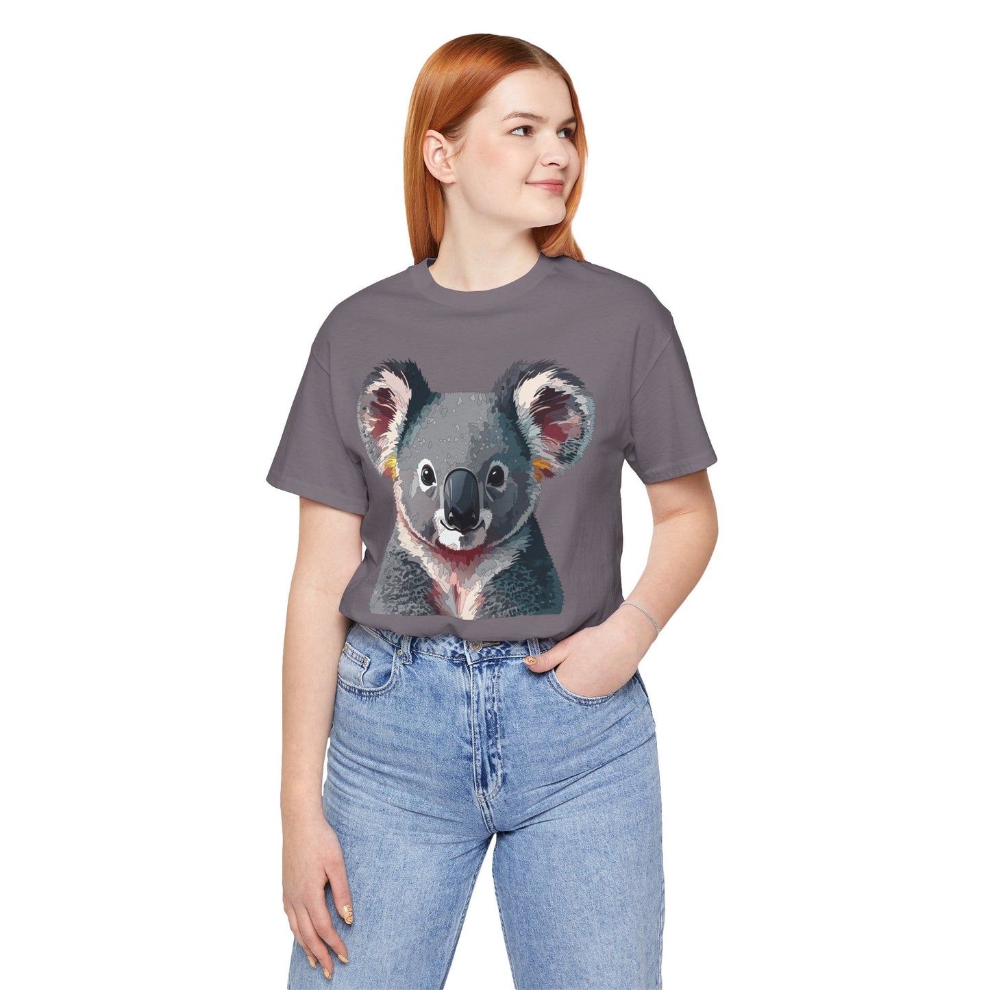 Unisex Animal Print Tee Shirt With Animals Art Design And Wildlife Graphic Comfortable Everyday Wear