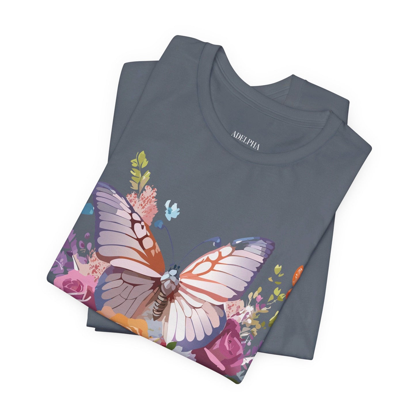 Adelpha Butterfly Graphic Tee Art Design Vintage Unisex Short Sleeve Shirt