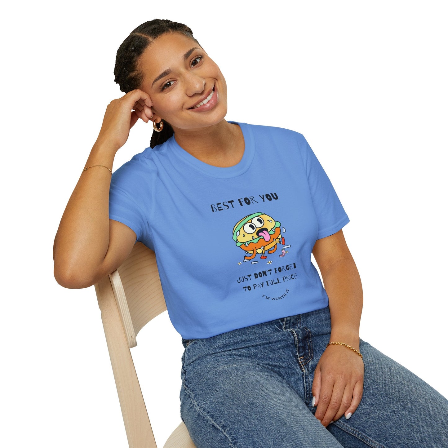 Funny Food T Shirts Unisex Softstyle Tee Gildan 64000 100 Percent Ring Spun Cotton Comfortable Graphic Tee