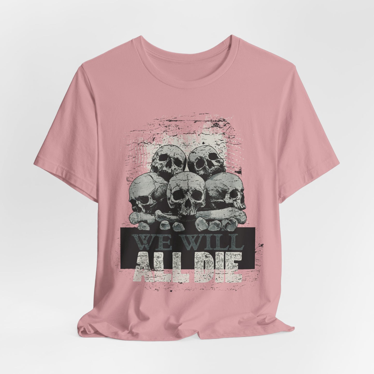 All Die Skull Graphic Design Tee, Skull Shirt, Vintage Tees, Art Design T-Shirt, Graphic Tee, Art Shirts