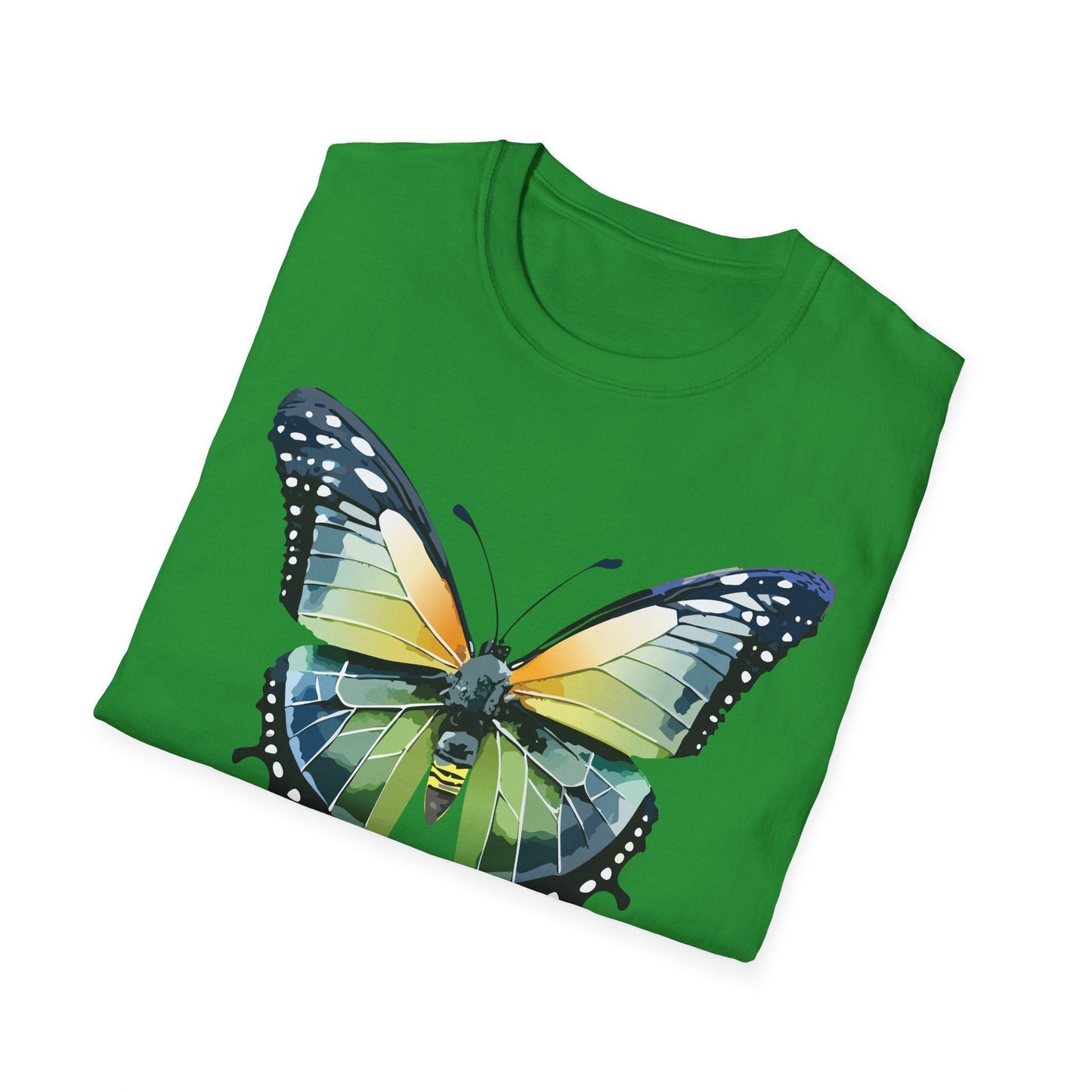 Butterfly Shirt Unisex Softstyle Gildan 64000 Monarch Butterfly Graphic Tee For Men And Women