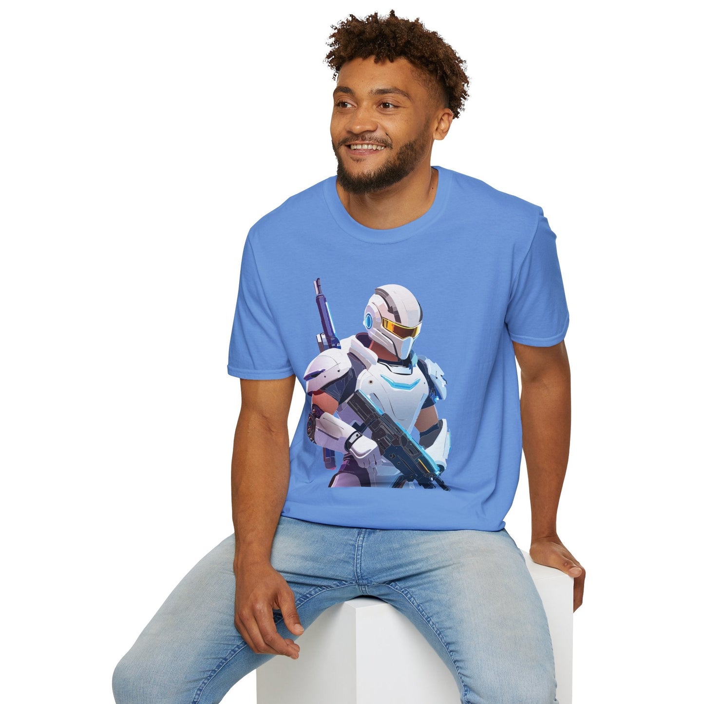 Robocop T Shirt Unisex Softstyle 64000 Gildan 100 Percent Ring Spun Cotton Graphic Tee