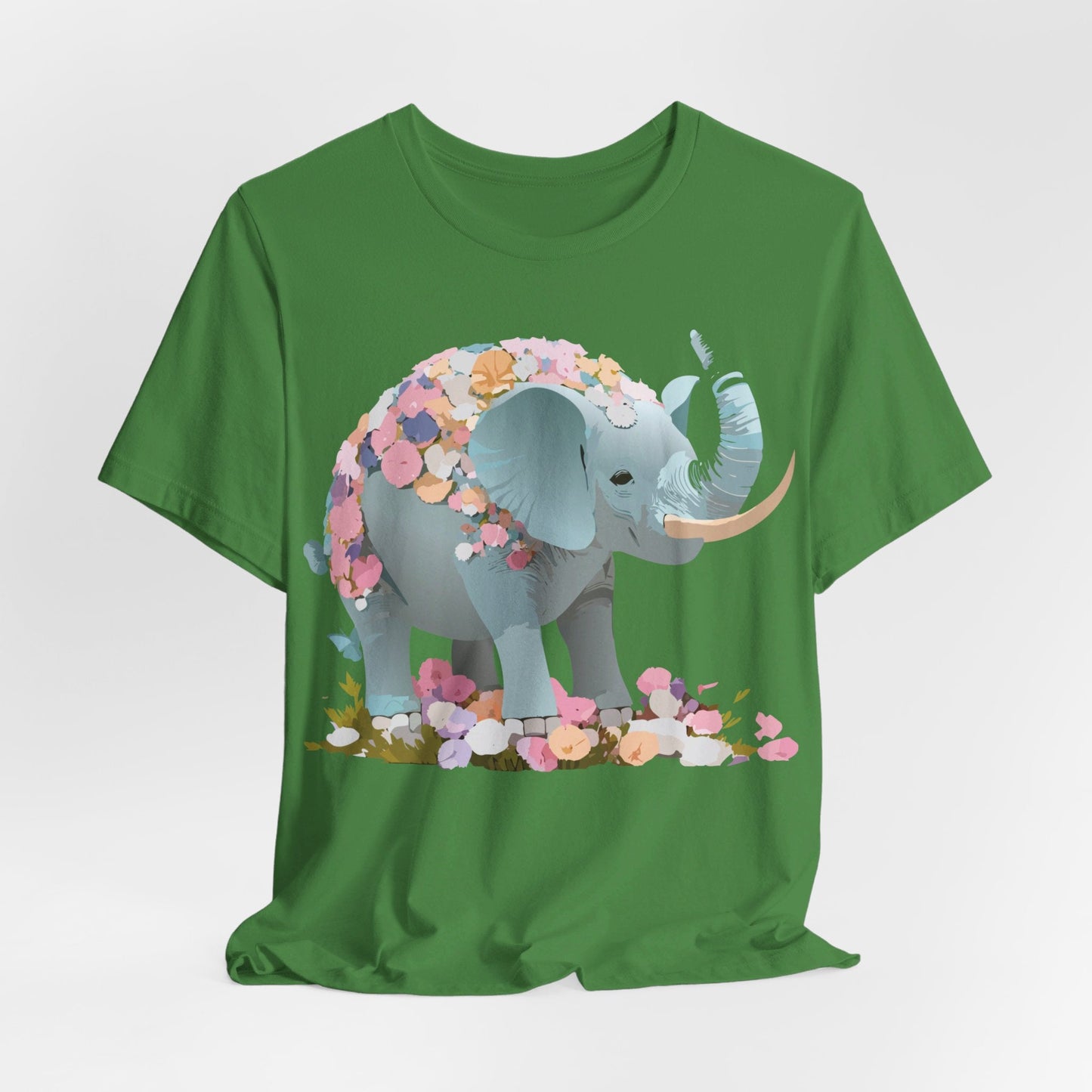 Elephant Graphic T Shirt Unisex Vintage Inspired Art Tee By Adelpha Short Sleeve