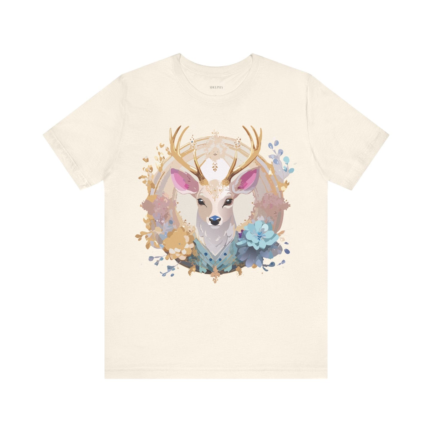 Medallion Graphic Unisex 100 Cotton Vintage Animal Medal Artwork Tee 68
