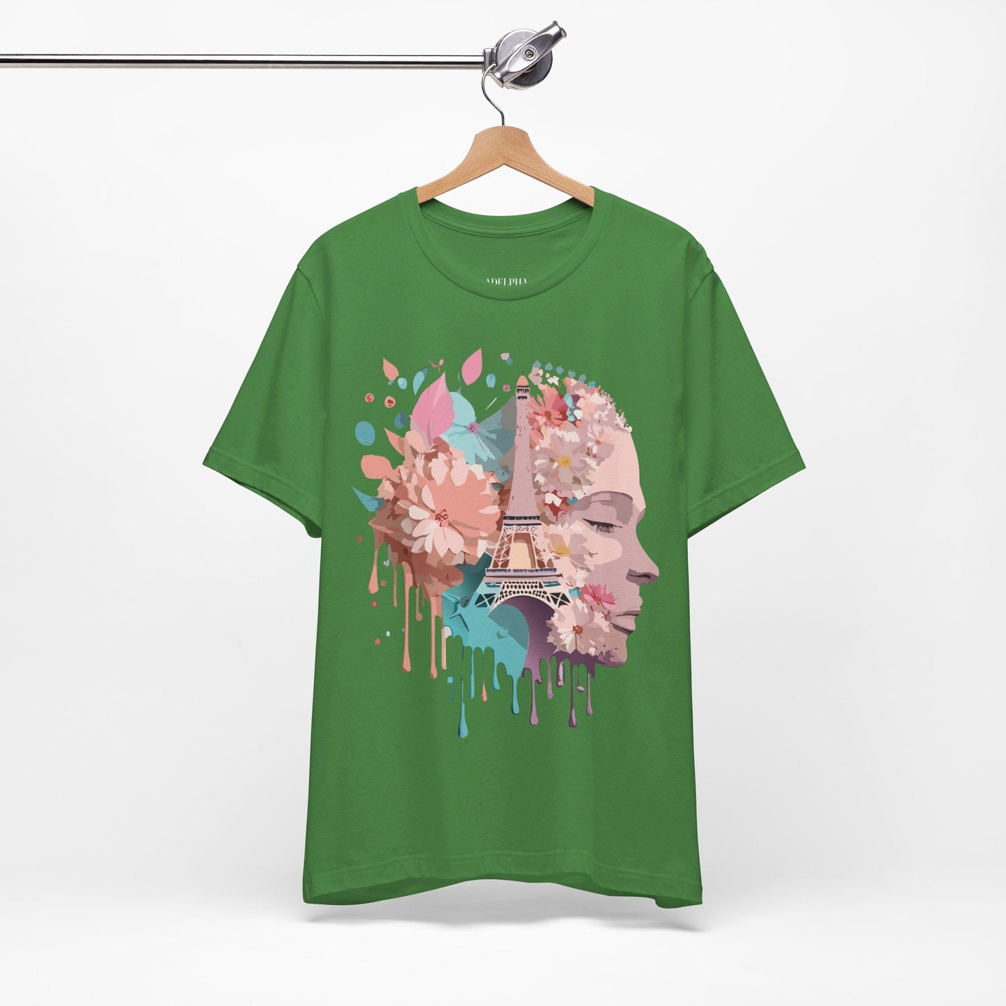 Tourist Shirt Paris Graphic Tee Unisex Jersey Short Sleeve Premium Vintage Inspired Adelpha Artwork