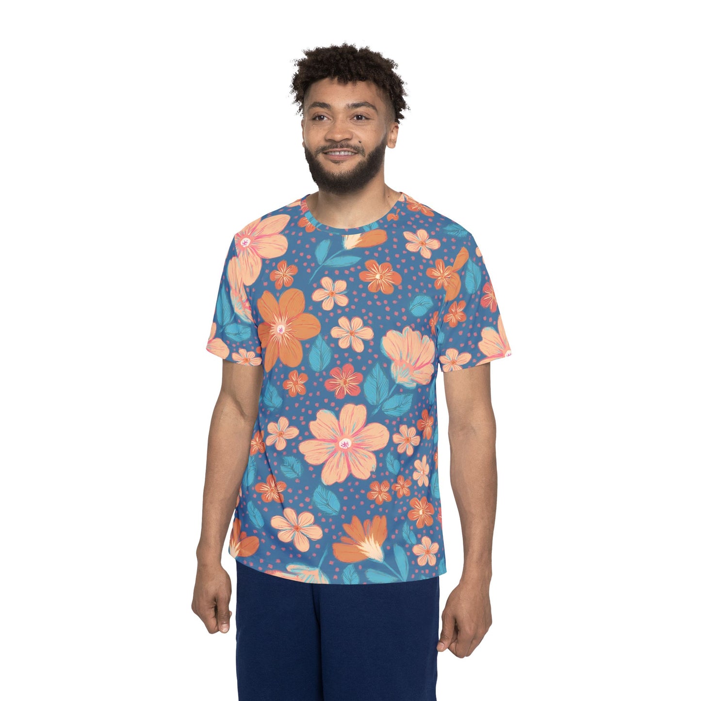 Unisex Floral Shirt, Floral Tee Shirt, Floral T-Shirt, T Shirt with Flowers 7