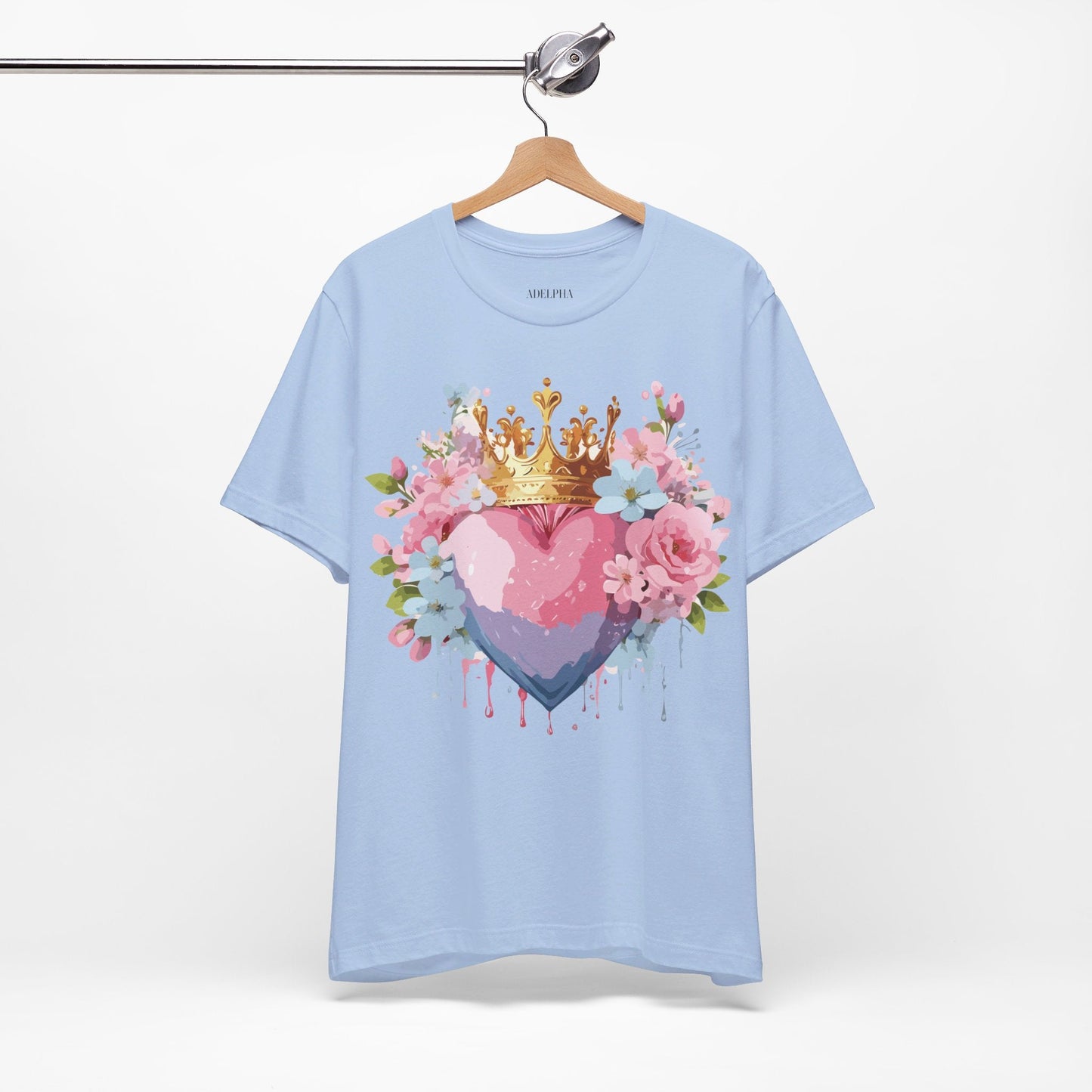 Valentine Graphic Tee Unisex Jersey Short Sleeve Adelpha Vintage Inspired Artwork